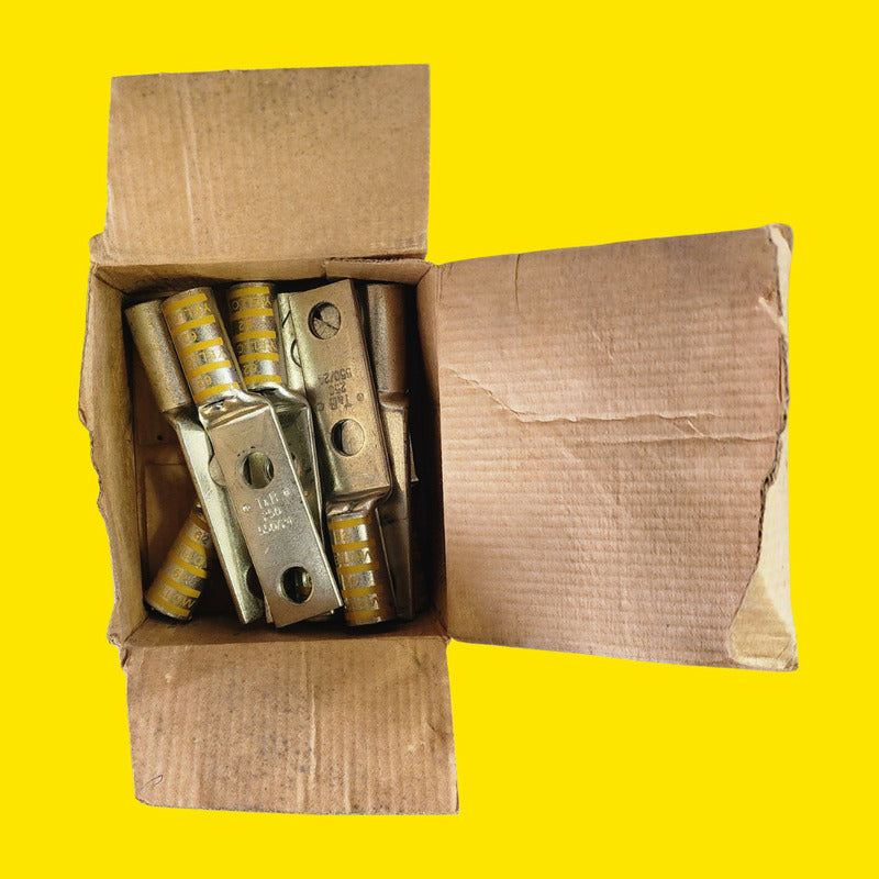 Terminal De Compresión Abb 54868beph Dos Orificios 250 Kcmil