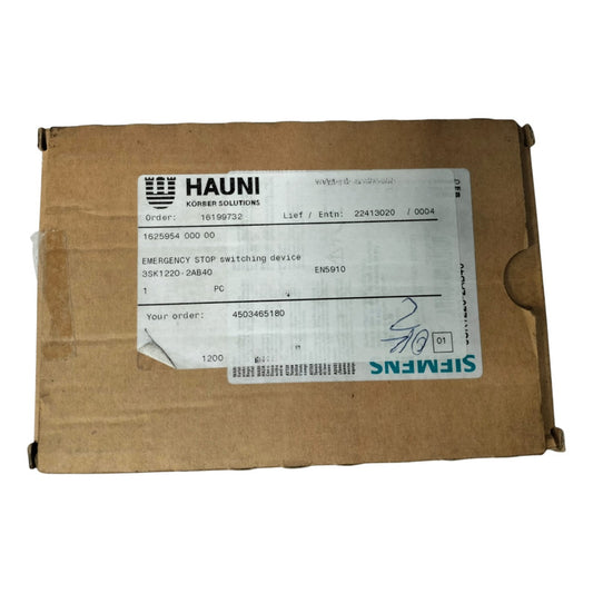 Siemens 3sk1220-2ab40 Relé De Seguridad