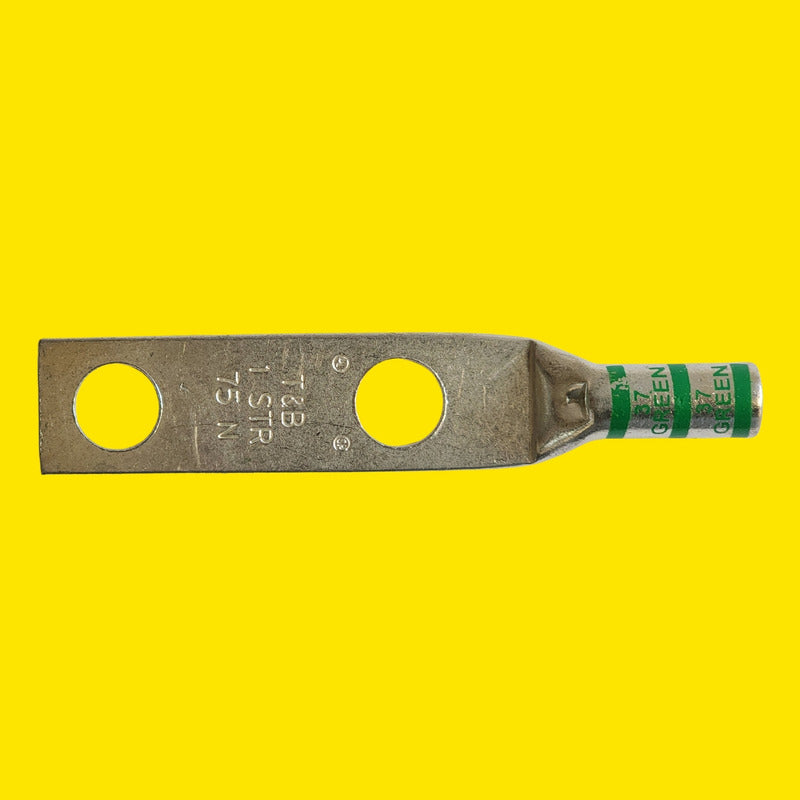 Terminal De Cobre Abb 54857be Doble Orificio