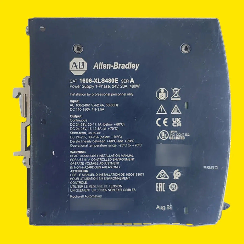 Fuente Allen-bradley 1606-xls480e | Performance 24v 20a 480w