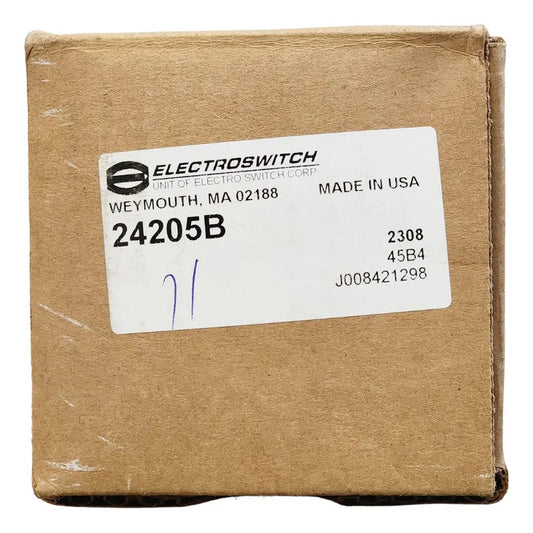 Electroswitch 24205 Interruptor Rotativo Serie 24 Negro