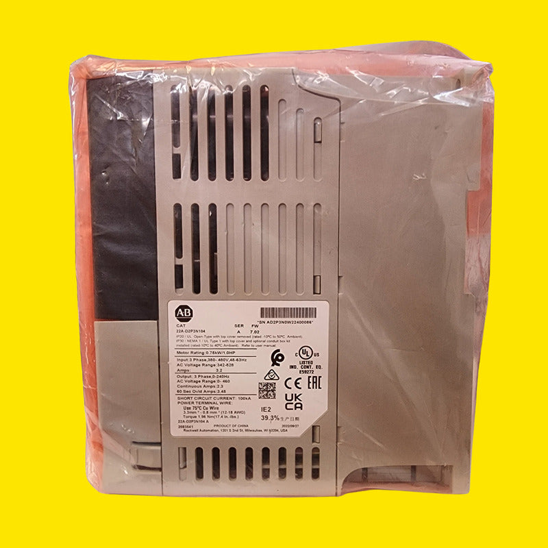 Allen-bradley 22a-d2p3n104 Powerflex  Ser A.