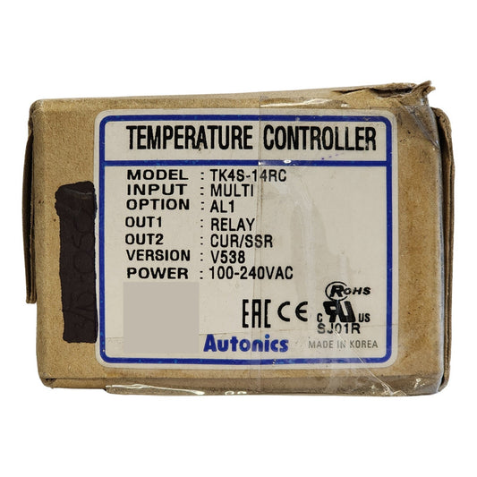 Autonics Tk4s-14rc Controlador Pid Temperatura Led 4 Dígitos