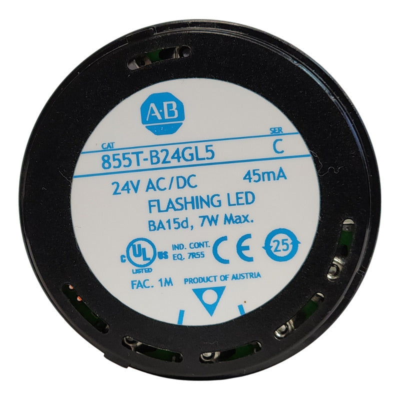 Torreta Led Allen Bradley 855t-b24gl5 24v Industrial