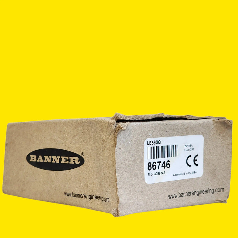 Banner 86746 Le550iq Sensor Laser Desplazamiento 100-1000mm