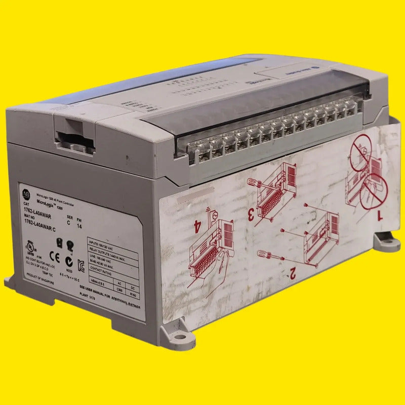 Allen-bradley 1762-l40awar Controlador Plc Micrologix 1200