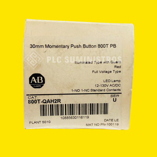 Allen Bradley 800t-qah2r Red