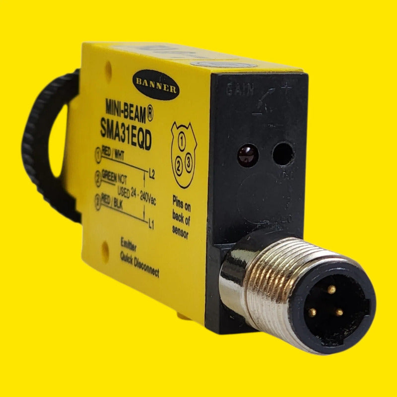 Banner Sma31eqd 26842 Sensor Emisor 24-240vac M12