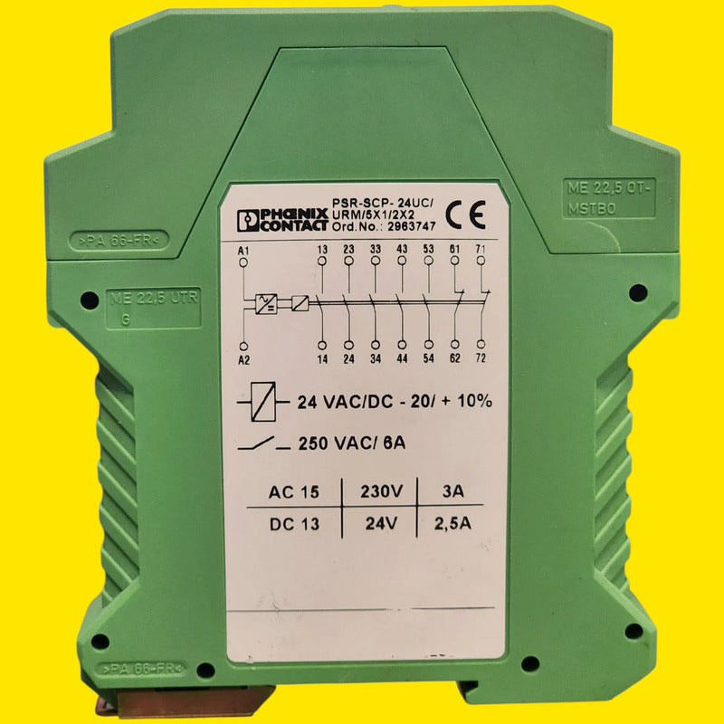Phoenix Contact Psr-scp 24uc 2963747 Módulo Seguridad