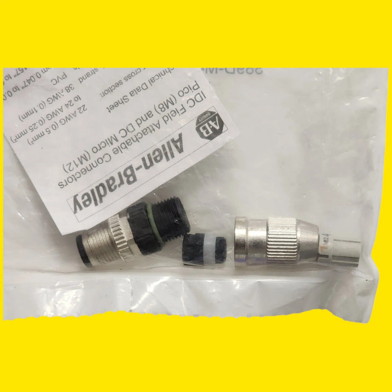 Allen-bradley 889d-m4dc-h Conector M12 Macho 4 Pines
