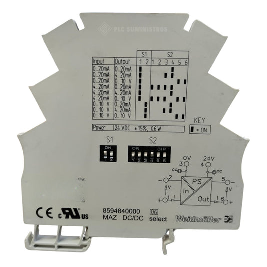 Weidmuller 8594840000 Aislador De Señal
