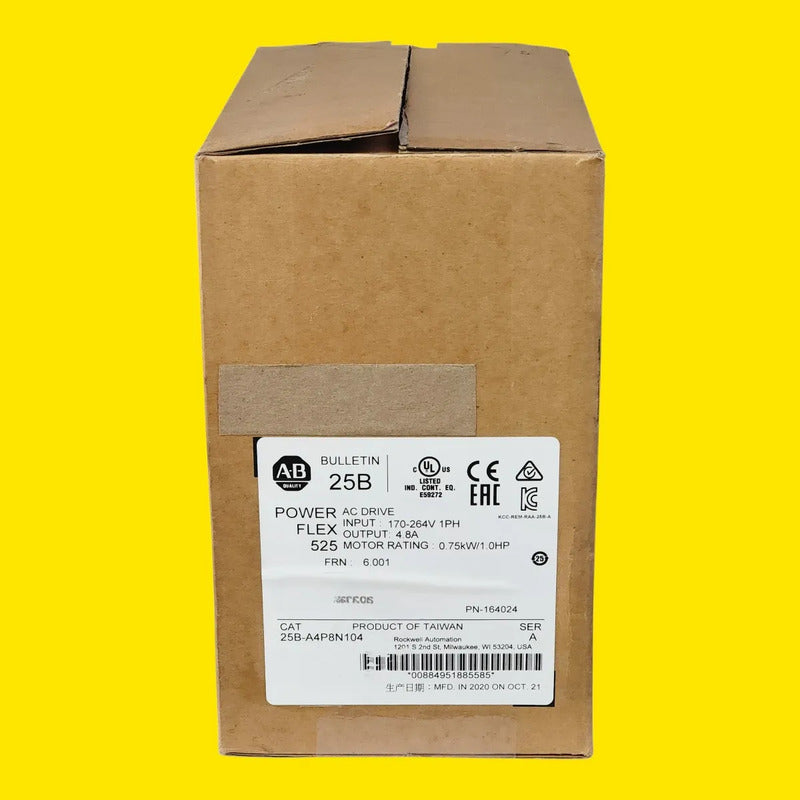 Inversor Allen Bradley Powerflex 525 25b-a4p8n104 1hp