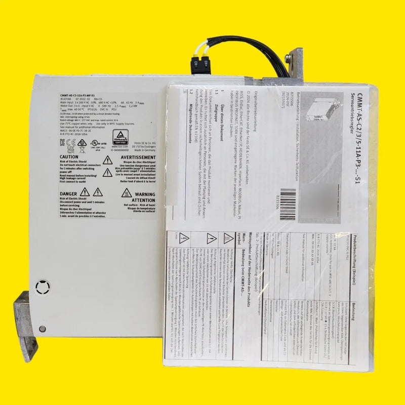 Festo Cmmt-as-c3-11a-p3-mp-s1 Servo Controlador 400v