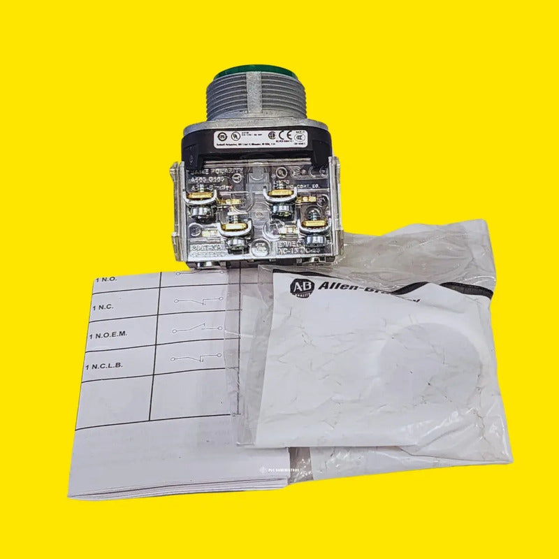 Allen-bradley 800t-a1a Botón Pulsador 30mm Verde