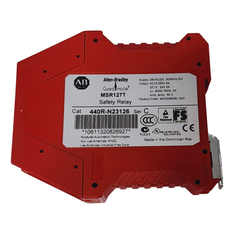 Allen-bradley 440r-n23126 Safety Relay Msr127t Guardmaster.