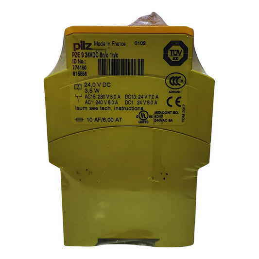 Pilz Pze 9 24vdc 8n/o 1n/c 774150