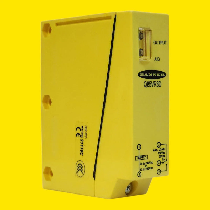 Banner Q85vr3d 31655 Sensor Fotoelectrico Difuso Rele