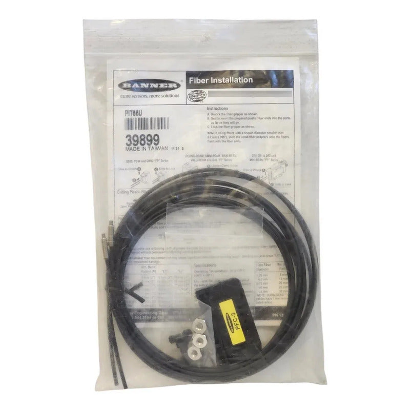 Banner  Pit66u 39899 Fibra Optica