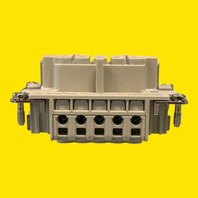 Weidmüller Hdc E 10 Fs Inserto Hembra Para Conector Marrón Claro