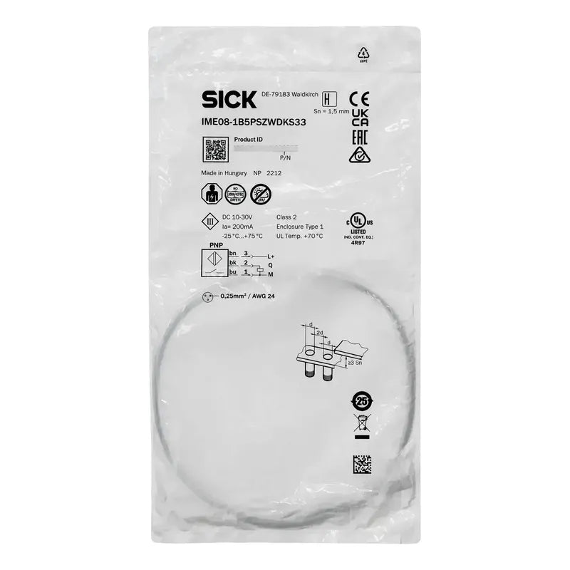 Sick Ime08-1b5pszwdks33 1062747 Sensor Inductivo Pnp