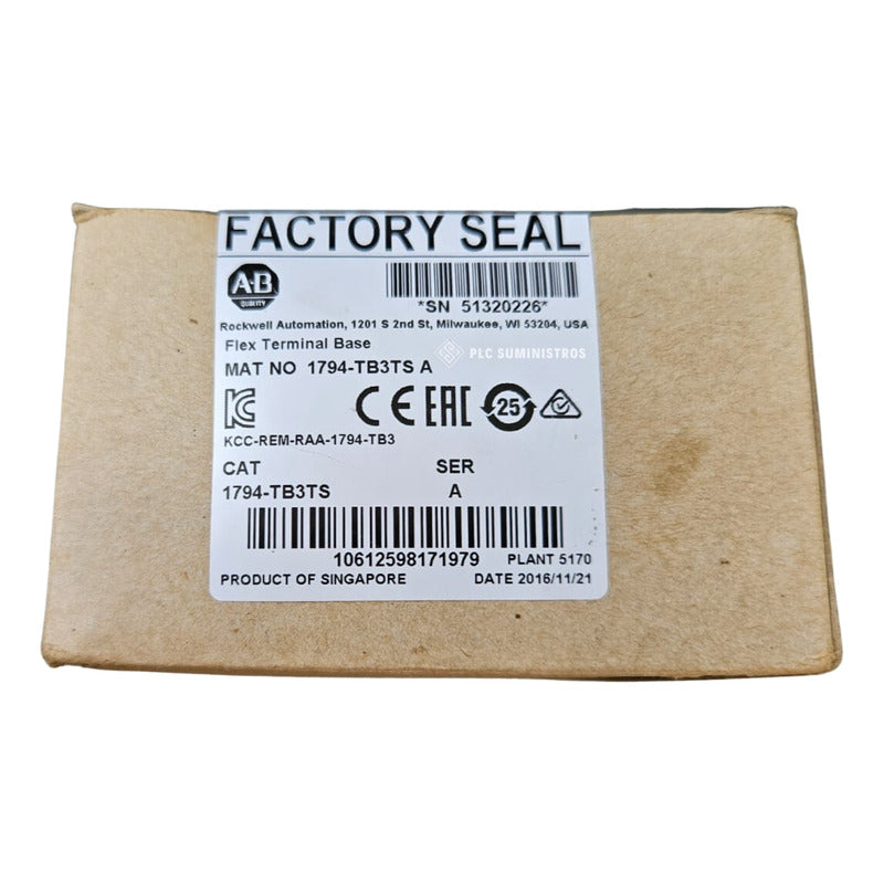 Allen-bradley 1794-tb3ts  Terminal Base