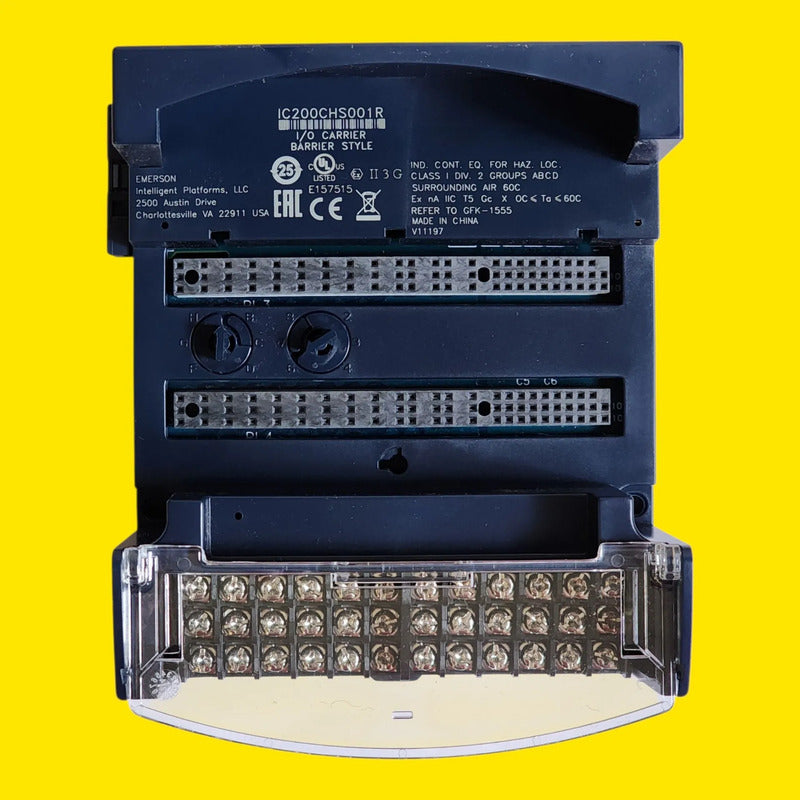 Emerson Ic200chs001r Base Carrier I/o
